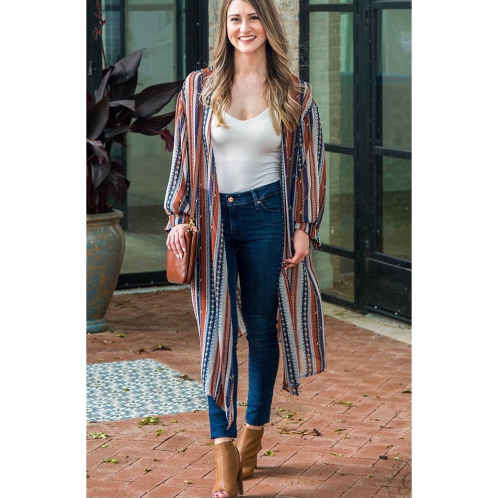 Grace & Emma Music Festival Fever Kimono NWT